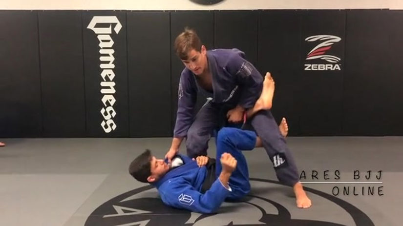 X Gurd Pass Circling the Leg